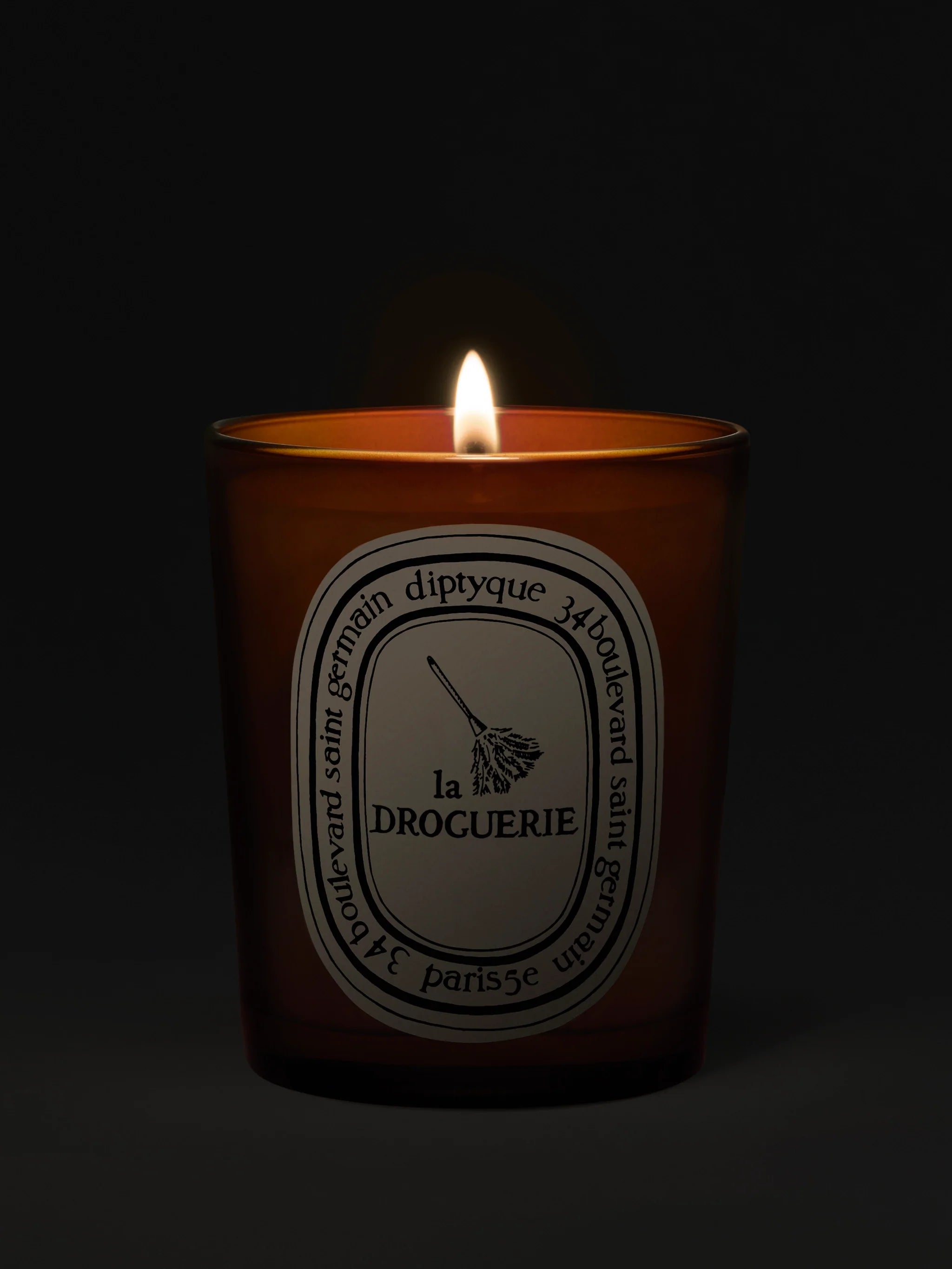 LA DROGUERIE ODOR REMOVING CANDLE WITH BASIL CLASSIC - 6.7 OZ